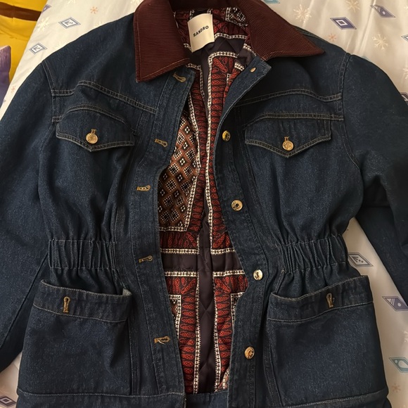 Sandro denim jacket - Picture 2 of 3